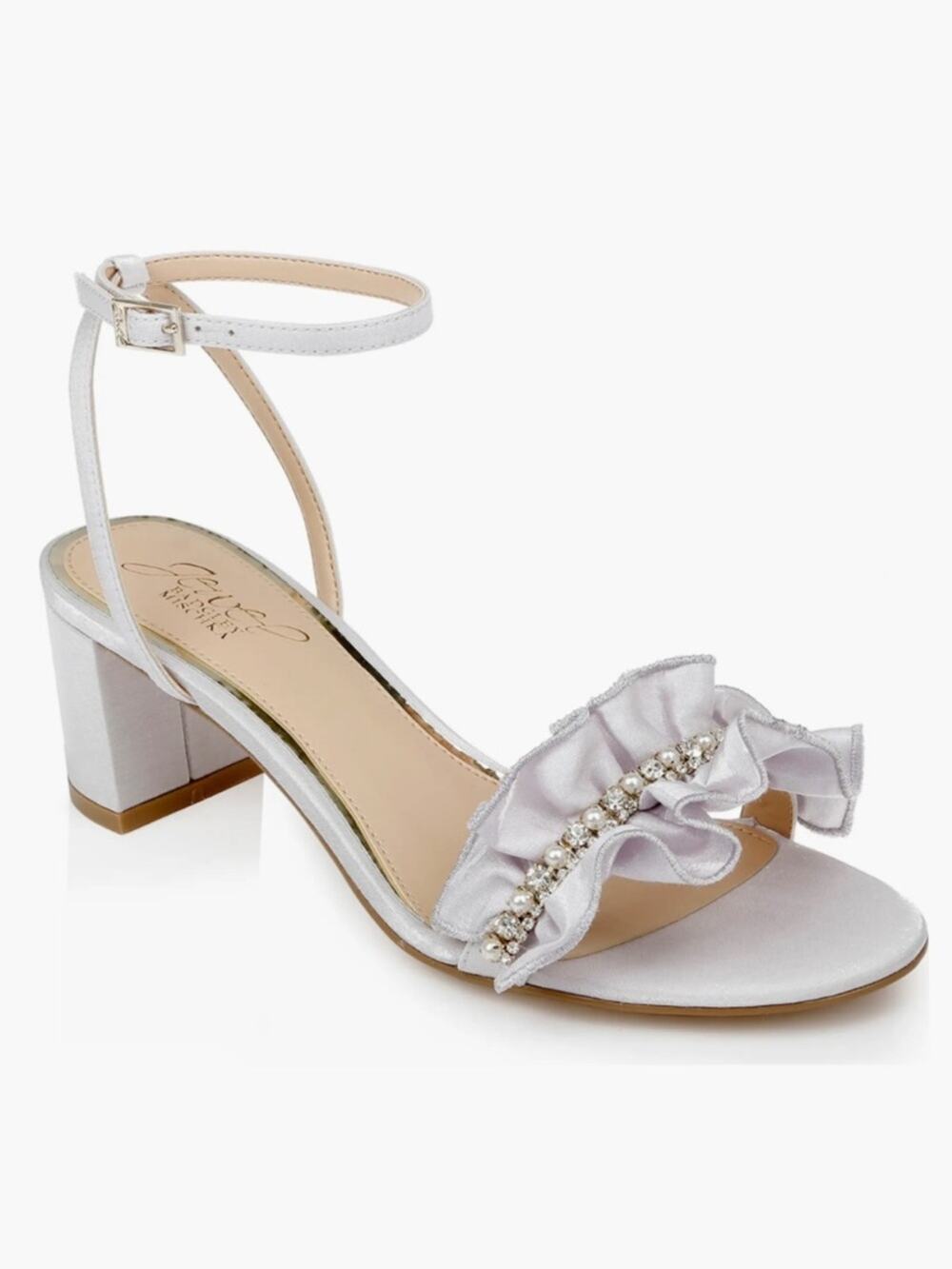 Badgley Mischka Lilac Desirie Sandal Size 8
